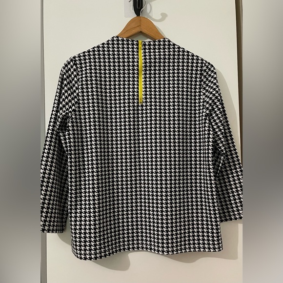 3/$30 High Neck back zip long sleeve top - Picture 5 of 8